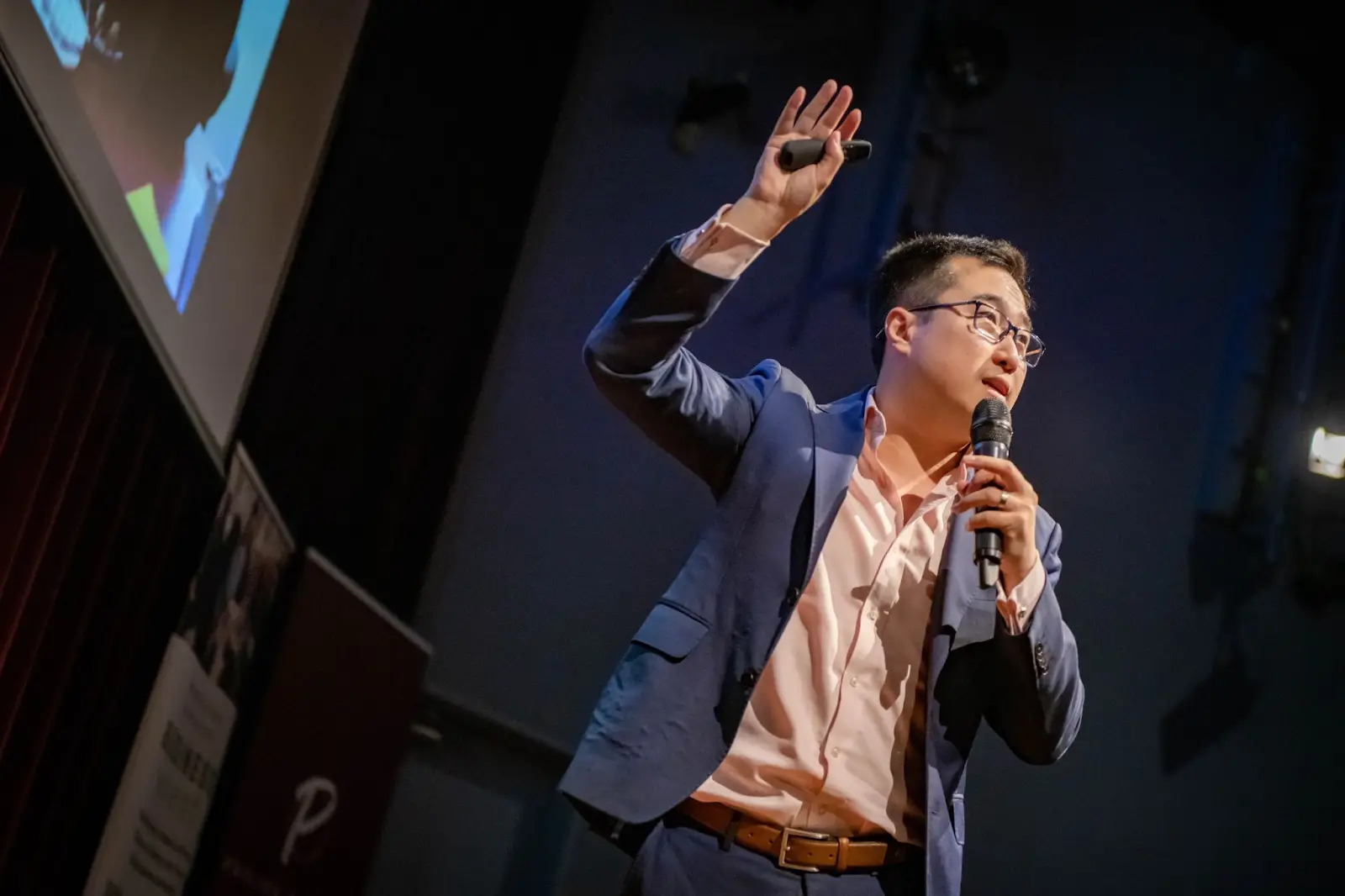 Will Liang presenting tales from technology implementations